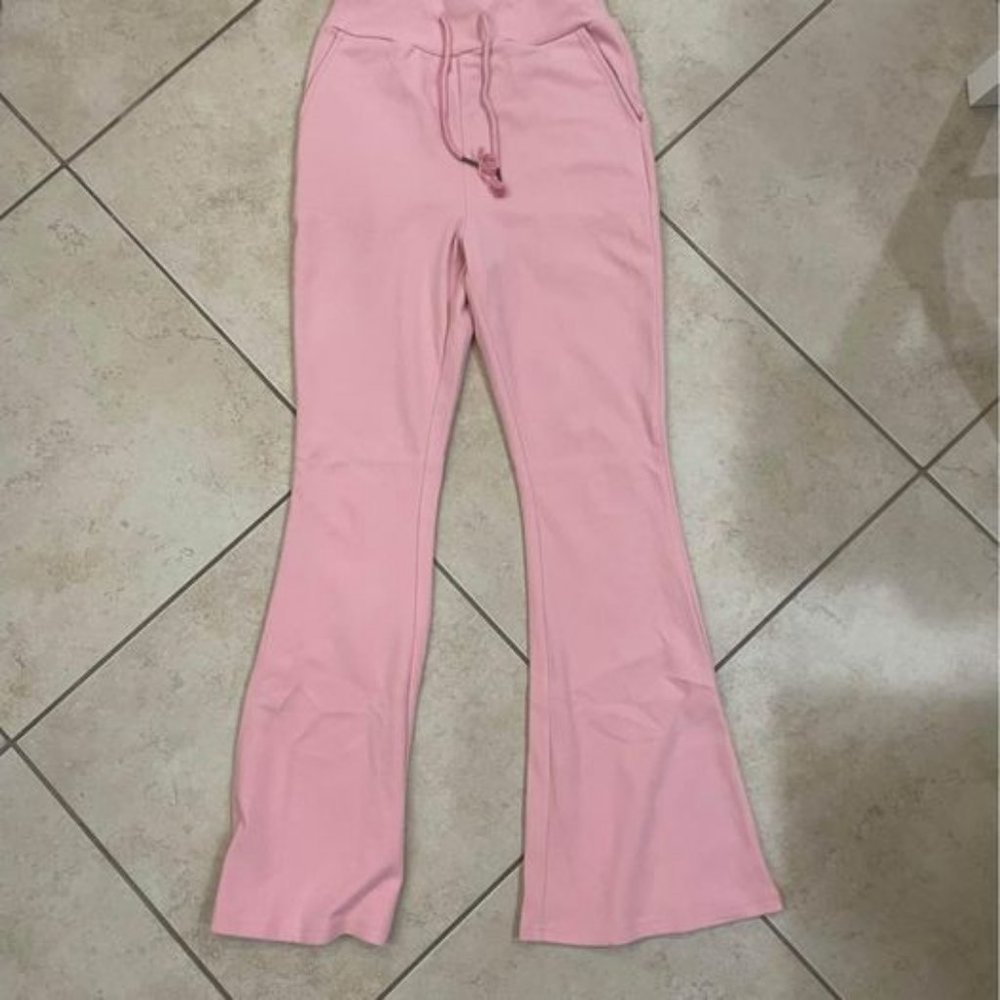 Pink Flare Sweatpants